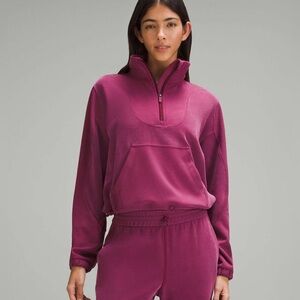 Lululemon Brushed Softstreme Ribbed Half Zip
Deep Luxe